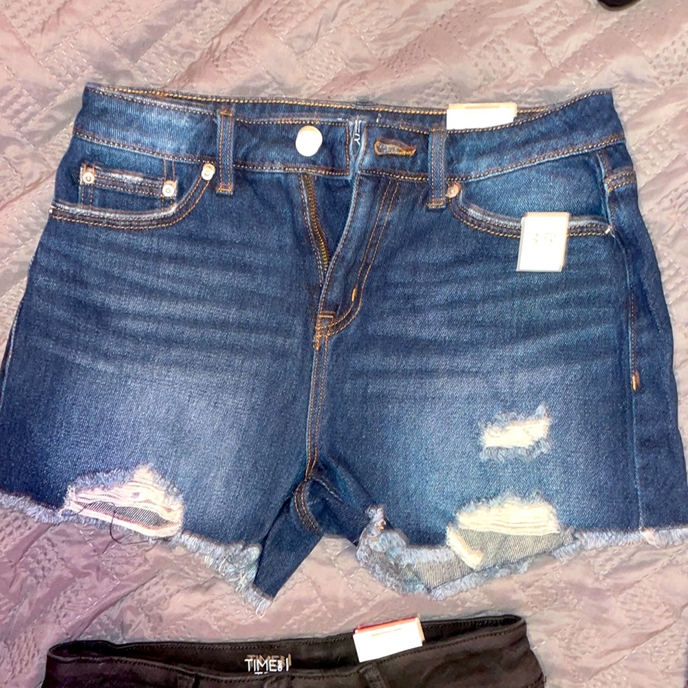2 Pair New Denim Shorts with tags